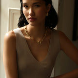 Body Rib Knit Mocha SOPHIE CROWN