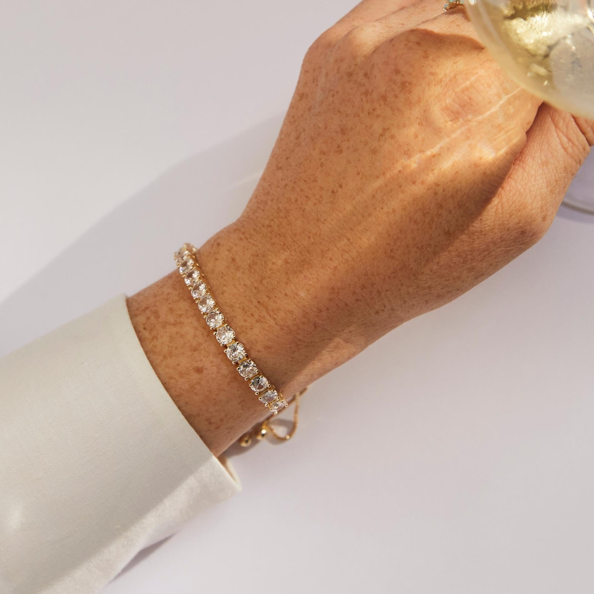 Brazalete slider full cristales SOPHIE CROWN