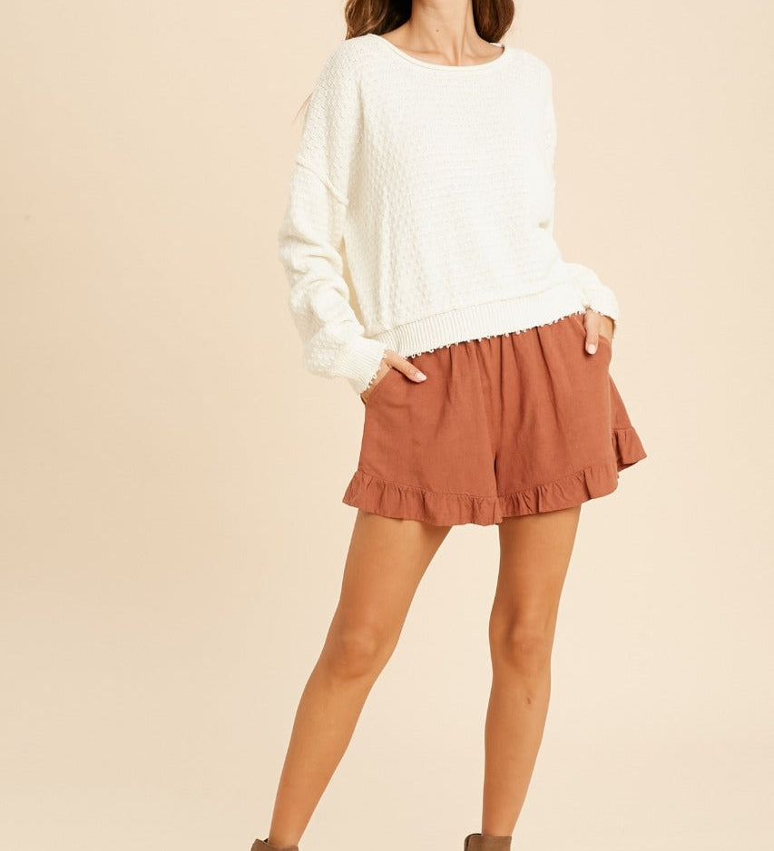 CHOMPA PUNTO IVORY SOPHIE CROWN