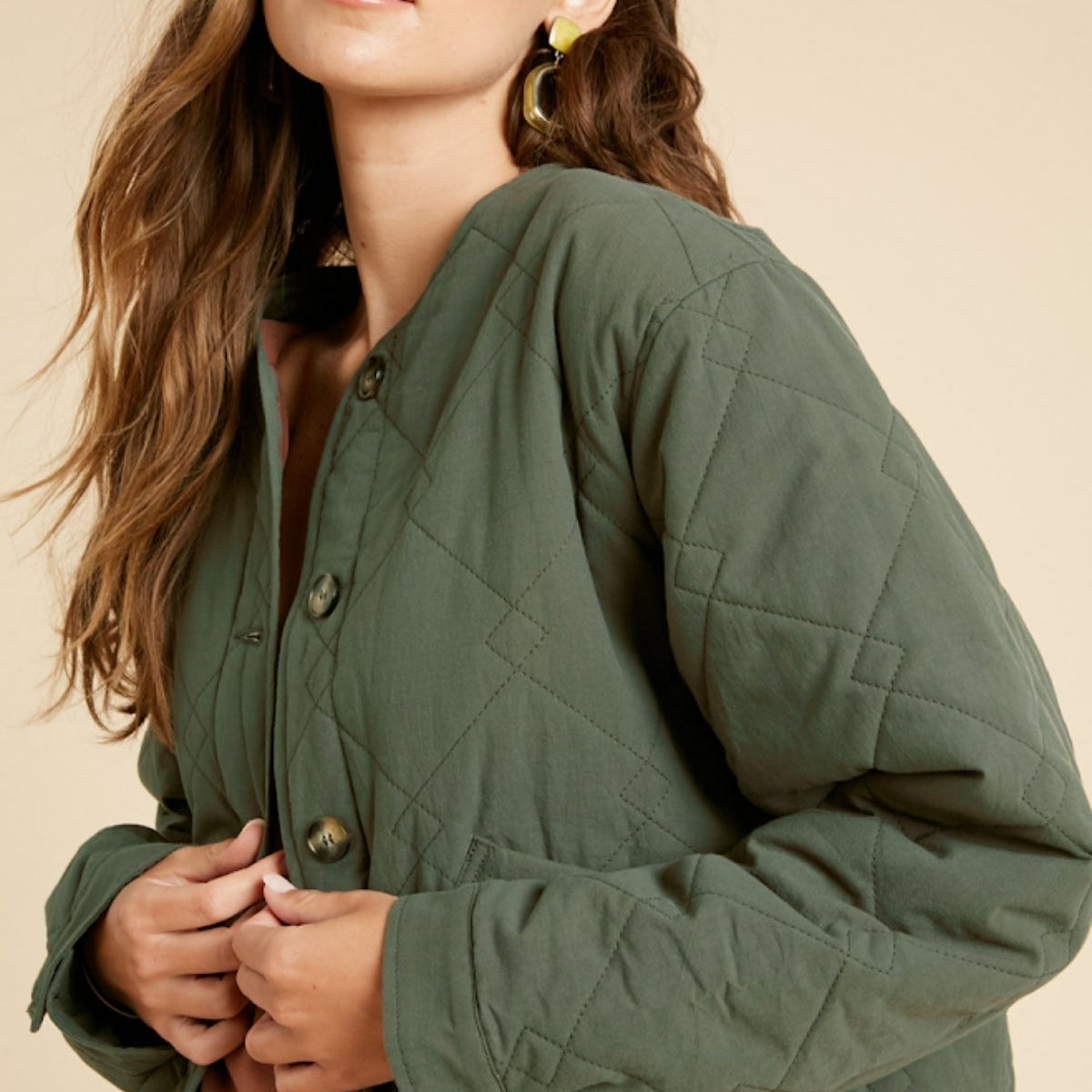 Casaca Puffer Green SOPHIE CROWN