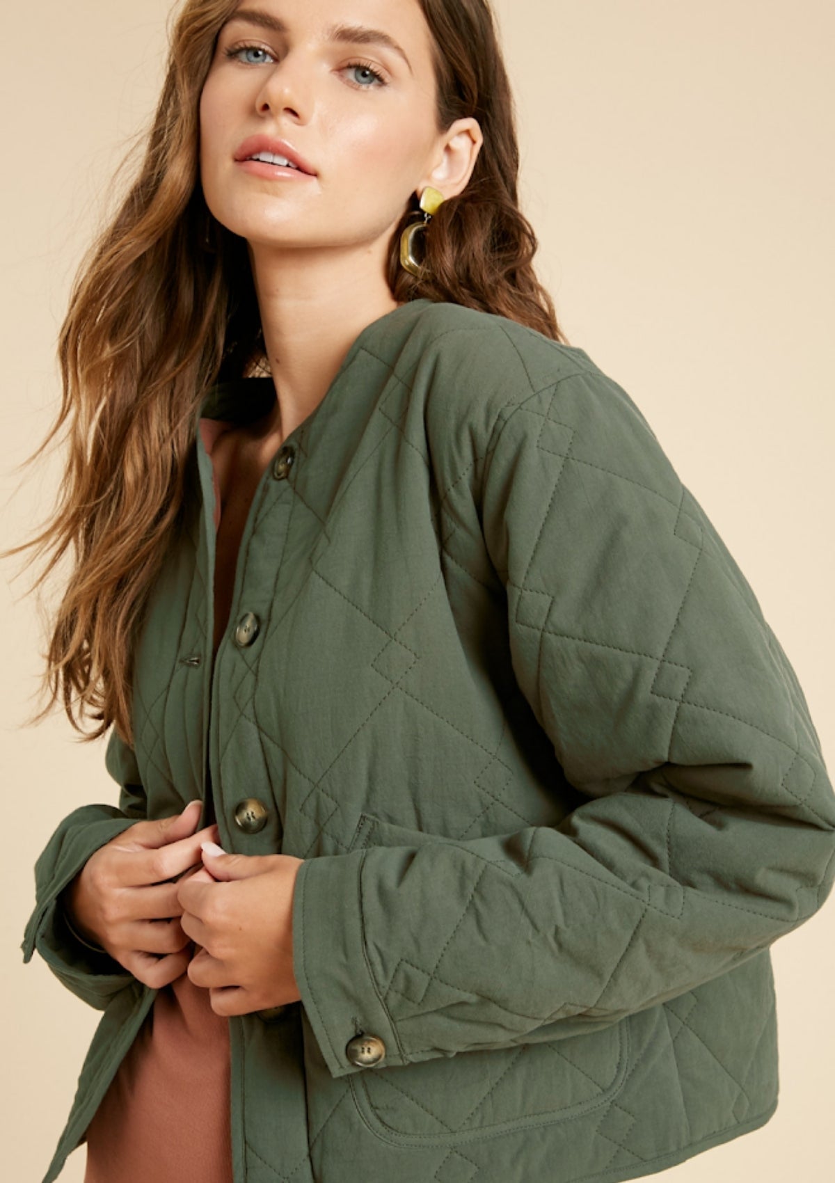 Casaca Puffer Green SOPHIE CROWN