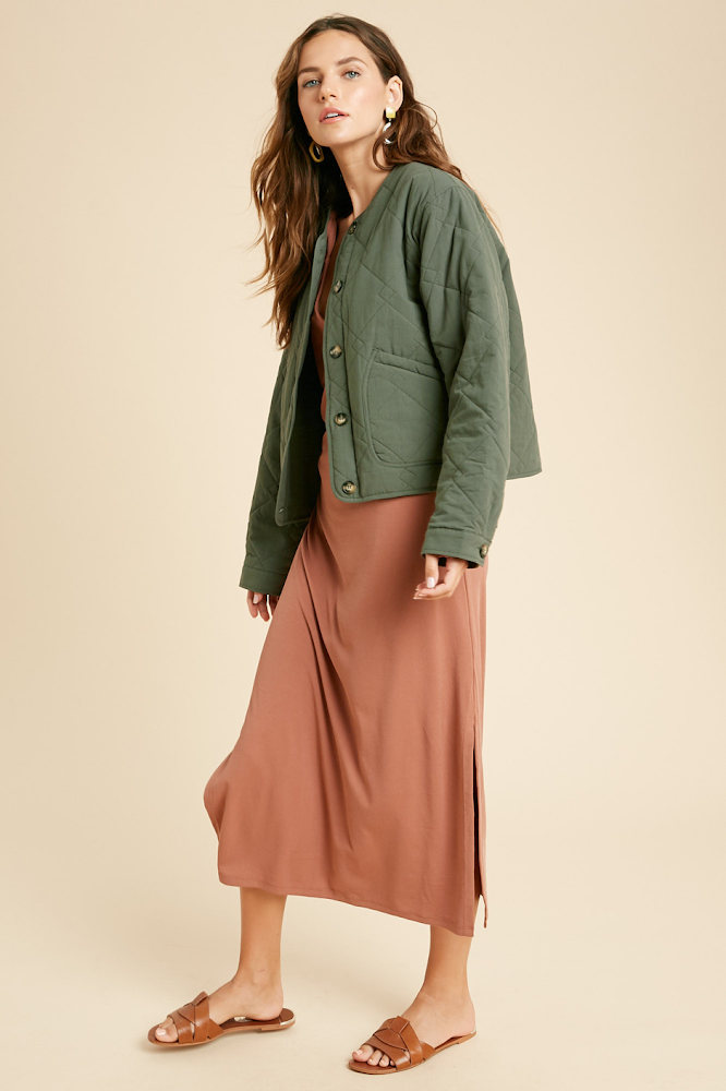 Casaca Puffer Green SOPHIE CROWN