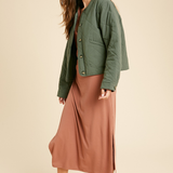 Casaca Puffer Green SOPHIE CROWN