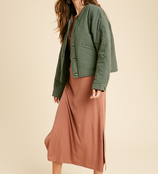 Casaca Puffer Green SOPHIE CROWN
