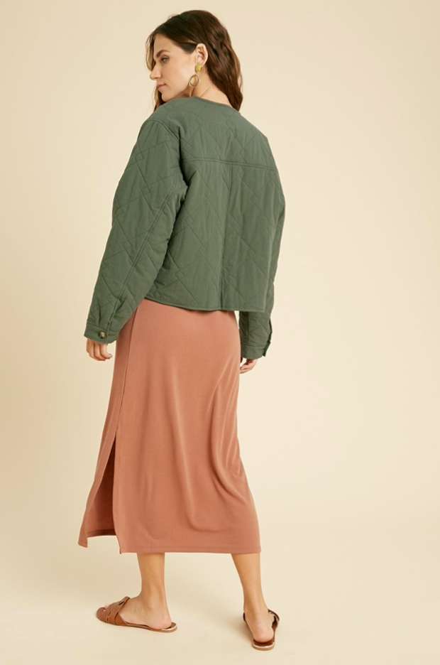 Casaca Puffer Green SOPHIE CROWN