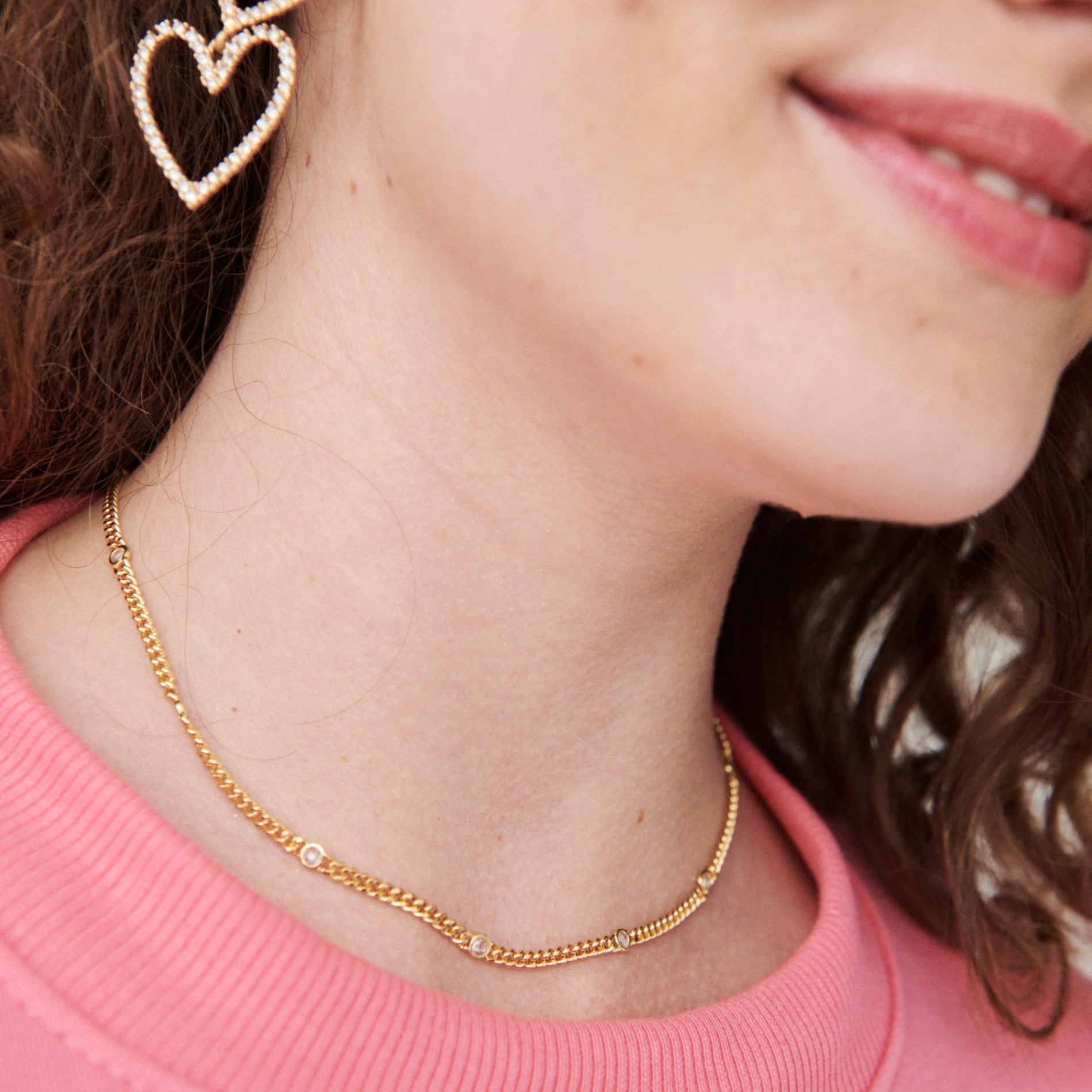 Chocker cadena trendy SOPHIE CROWN