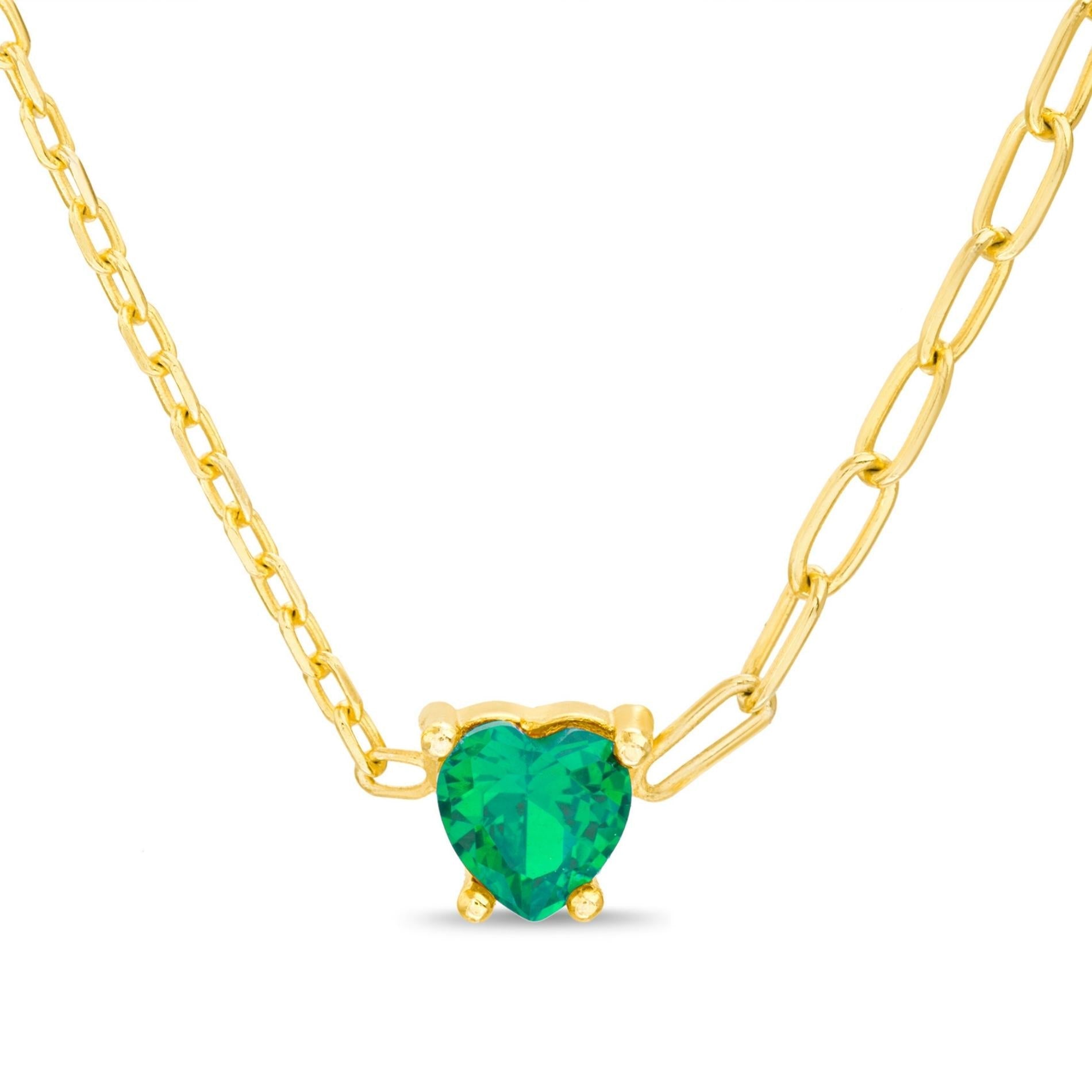 Collar Mini Heart Esmeralda SOPHIE CROWN