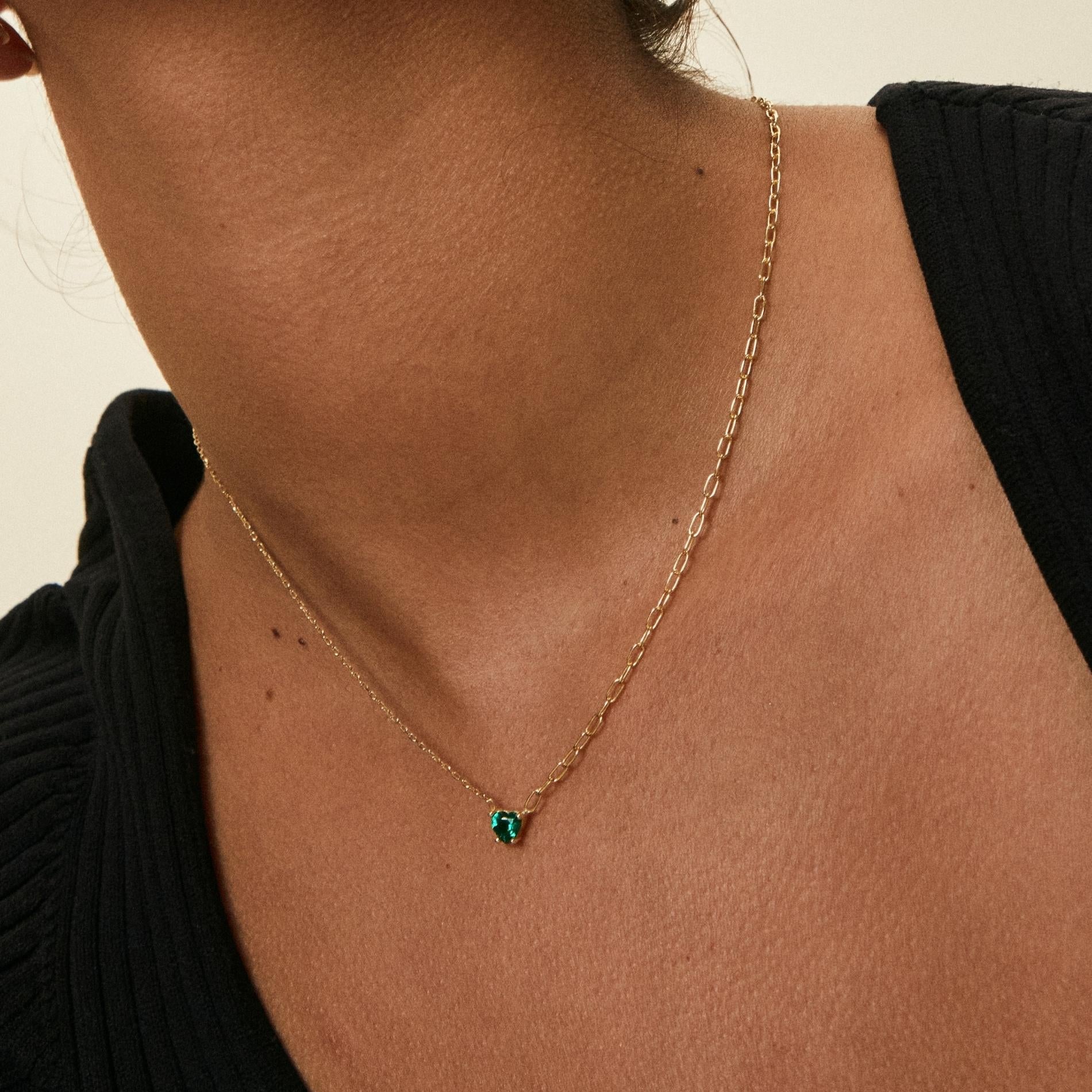 Collar Mini Heart Esmeralda SOPHIE CROWN
