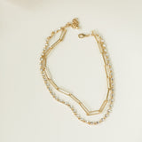 Collar doble Link Cristal SOPHIE CROWN