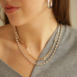 Collar doble Link Cristal SOPHIE CROWN