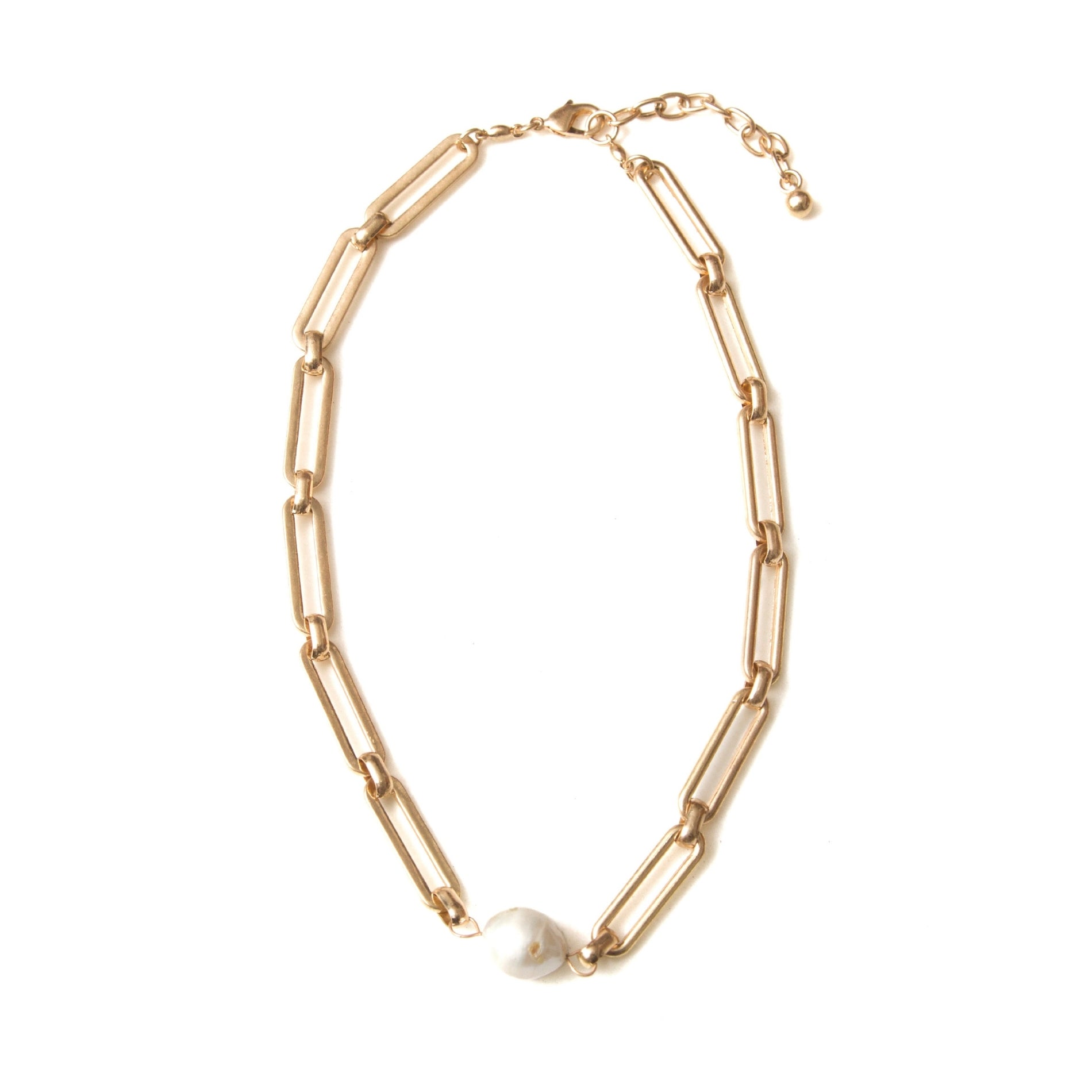 Collar eslabones perla rio SOPHIE CROWN