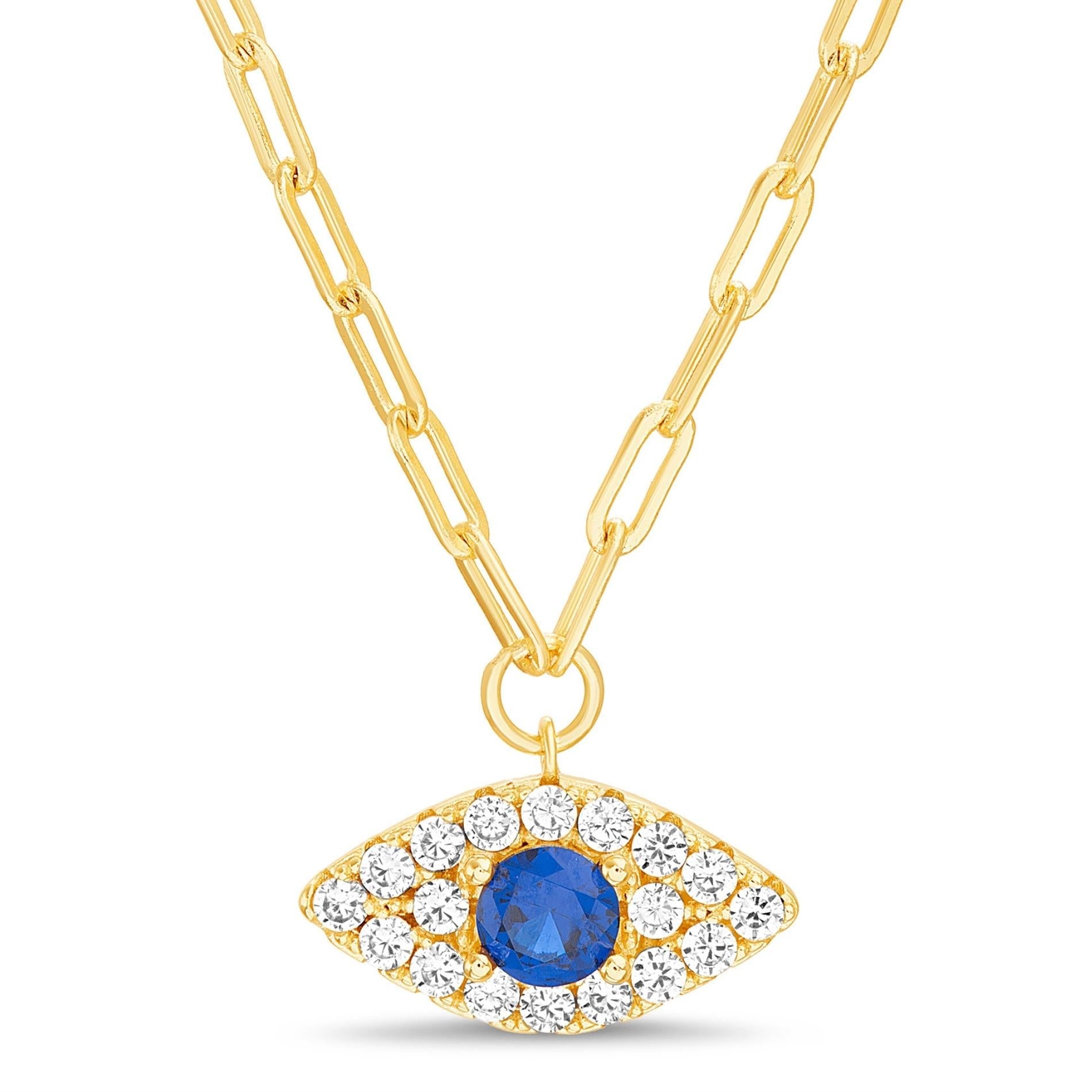 Collar ojo turco cadena clip SOPHIE CROWN