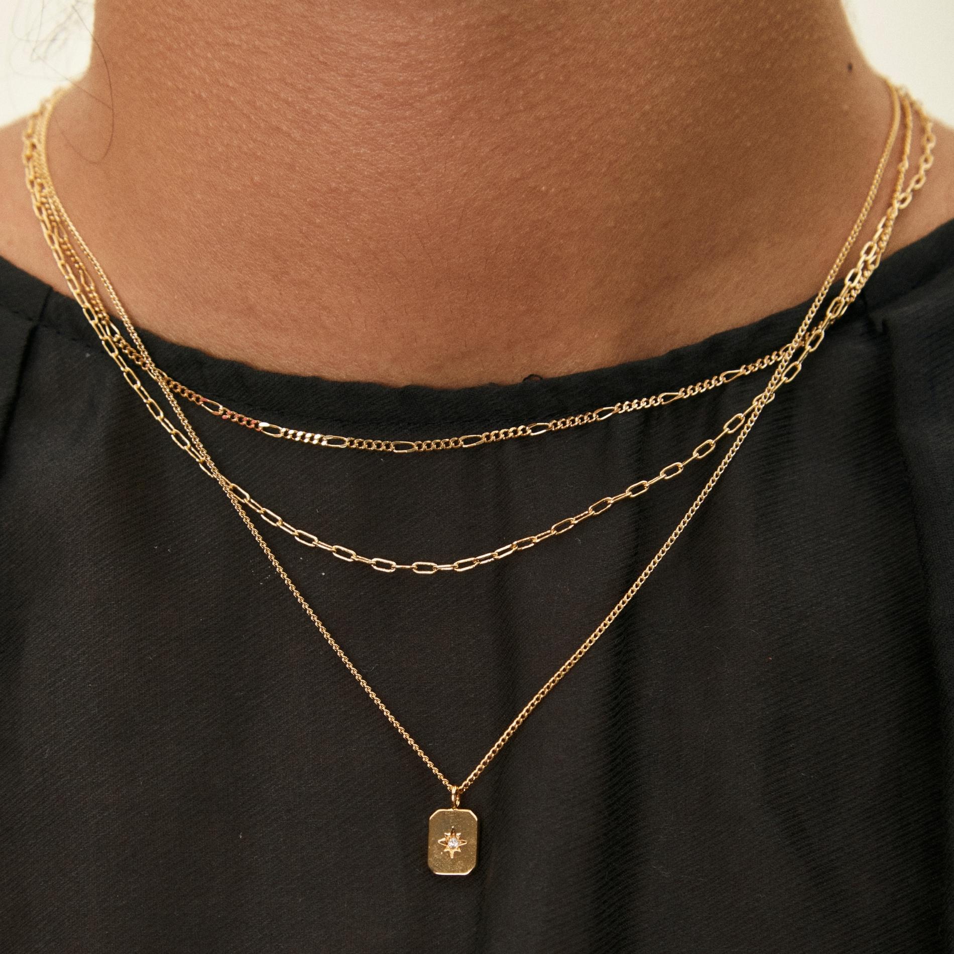 Collar triple star SOPHIE CROWN