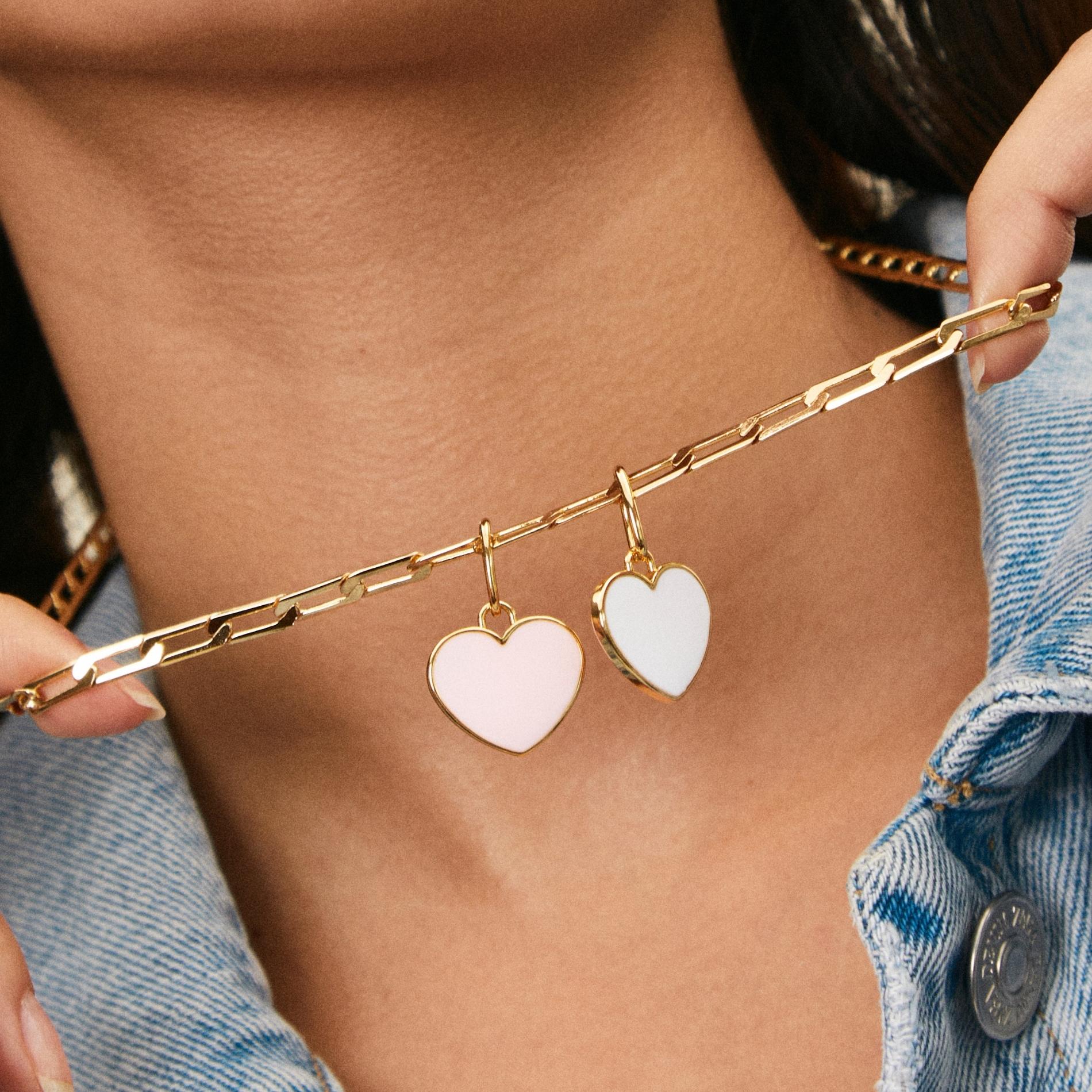 Dije luxury heart pink SOPHIE CROWN