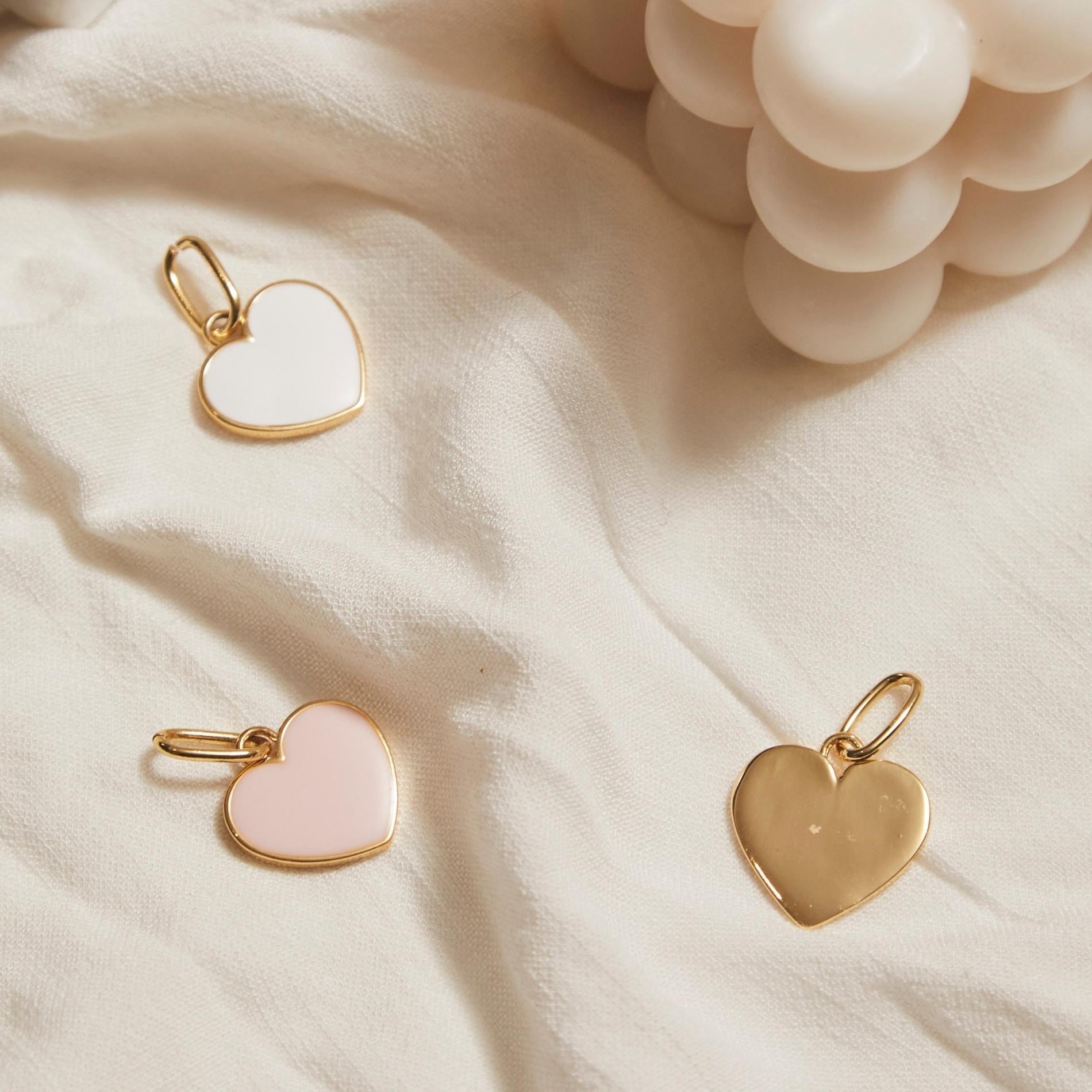Dije luxury heart white SOPHIE CROWN
