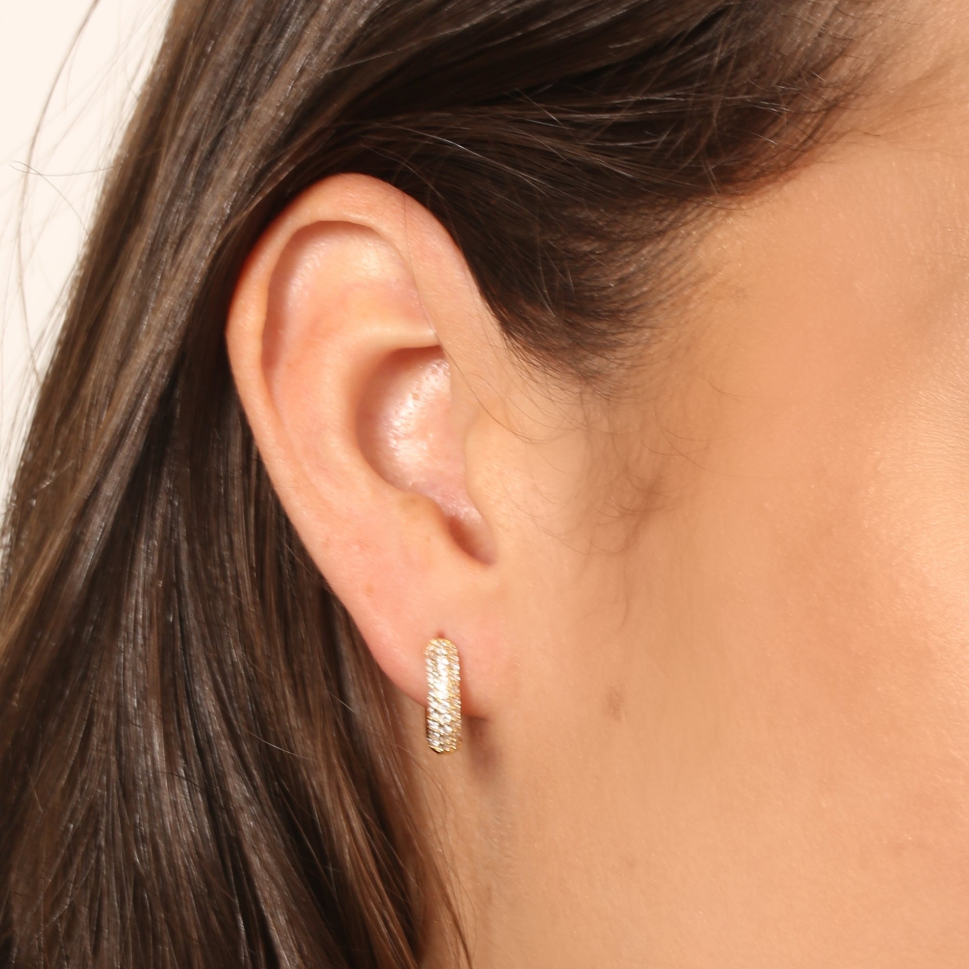 Hoop Cristales Small SOPHIE CROWN