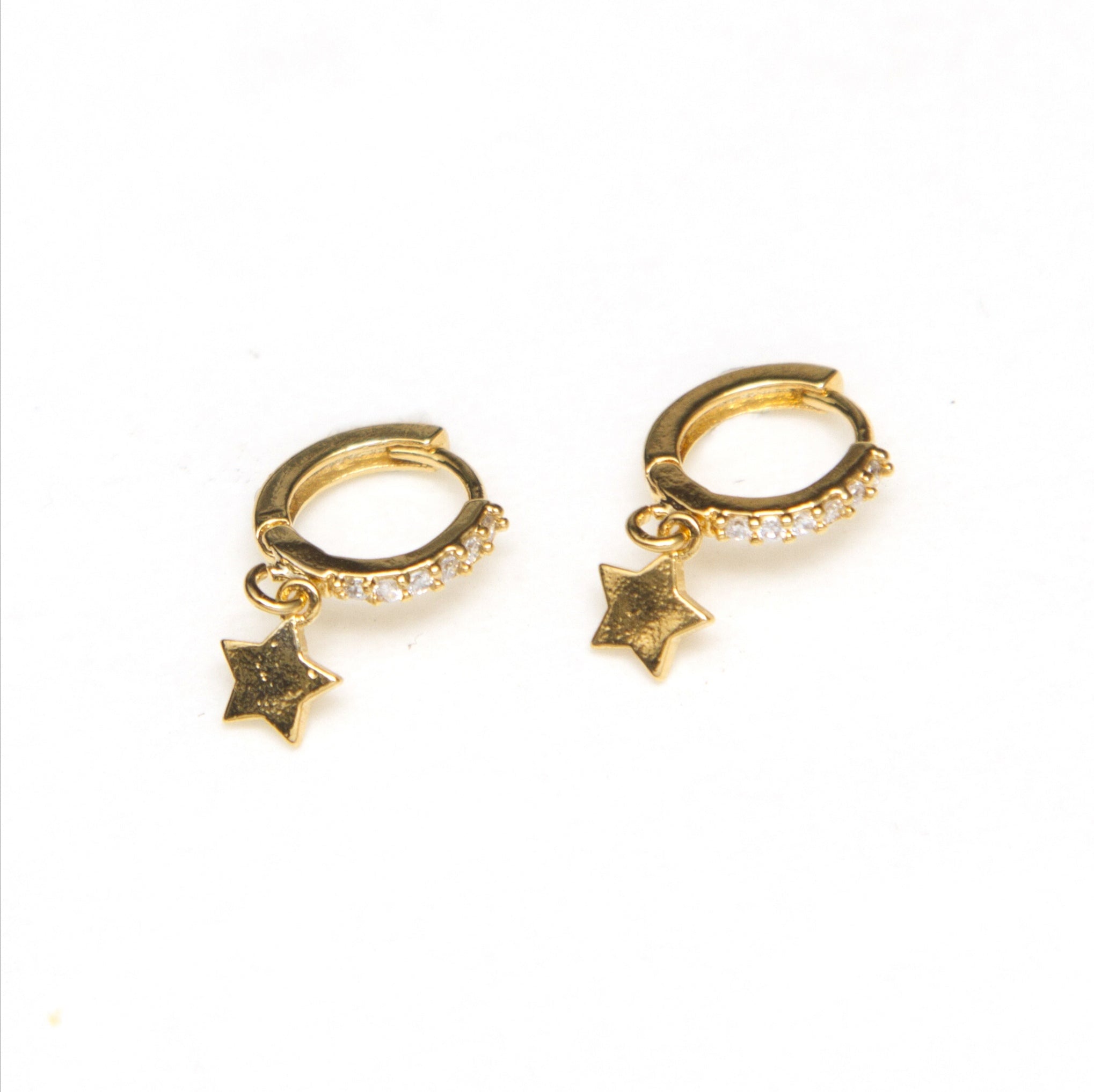Mini argolla cristal star 14k SOPHIE CROWN