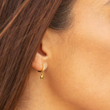 Mini argolla cristal star 14k SOPHIE CROWN
