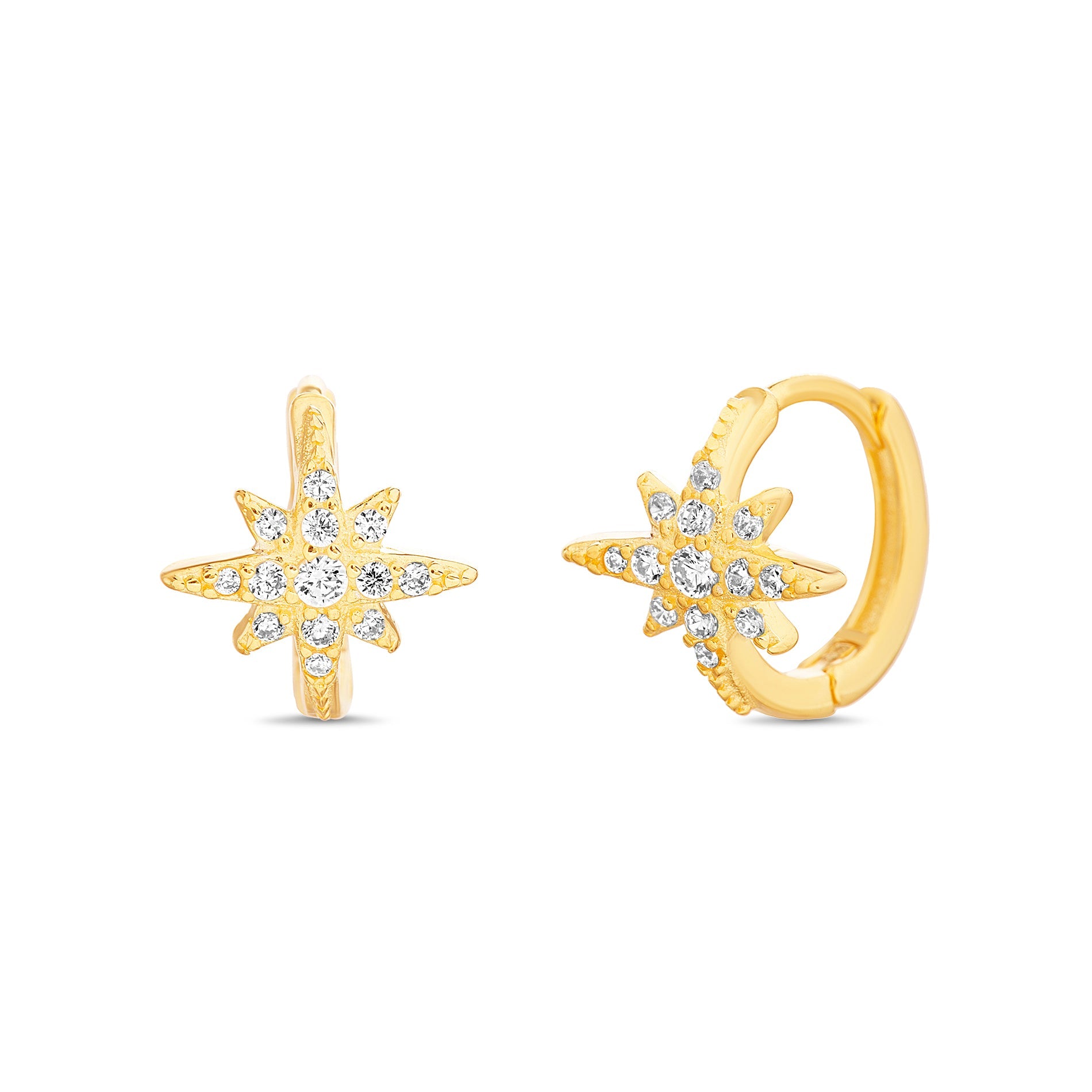 Mini argolla estrella fugaz gold SOPHIE CROWN