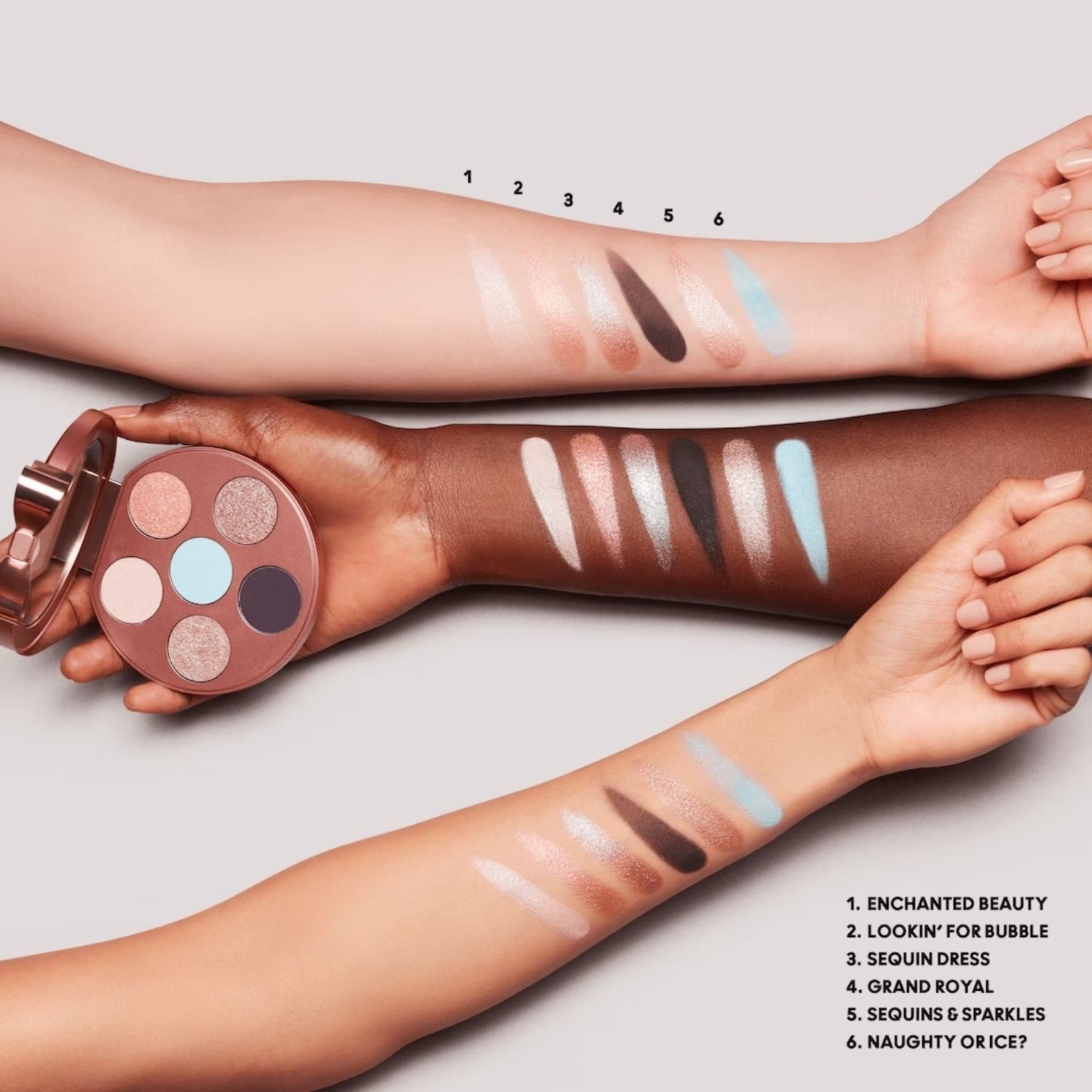 Paleta de sombras love surprises - Snow shine SOPHIE CROWN