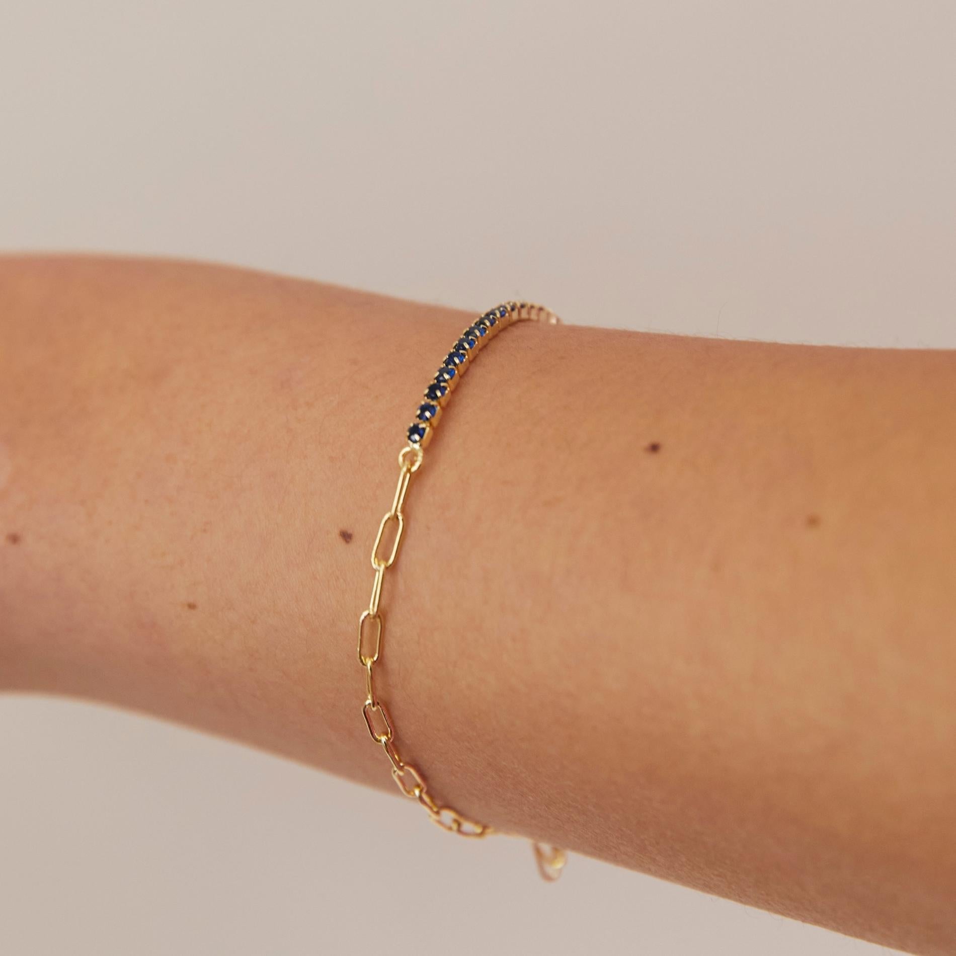 Pulsera cinderella blue SOPHIE CROWN