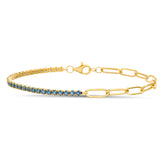 Pulsera cinderella blue SOPHIE CROWN