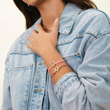 Pulsera tejida heart SOPHIE CROWN