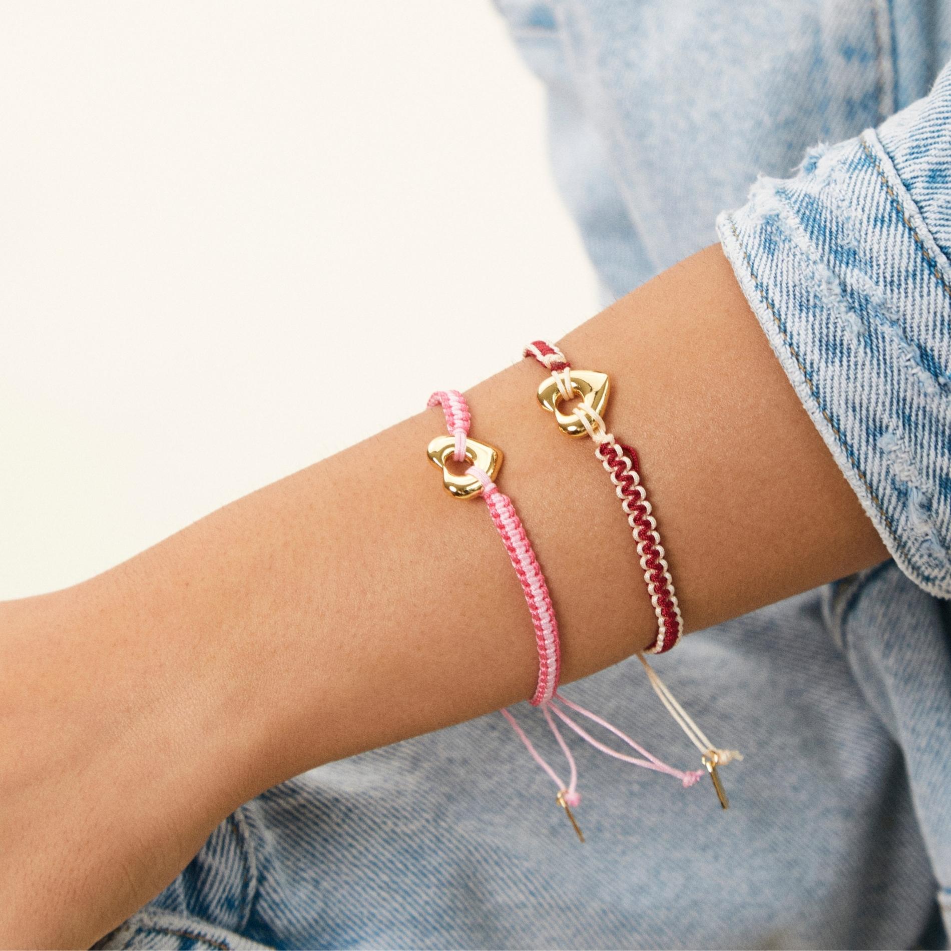 Pulsera tejida heart SOPHIE CROWN
