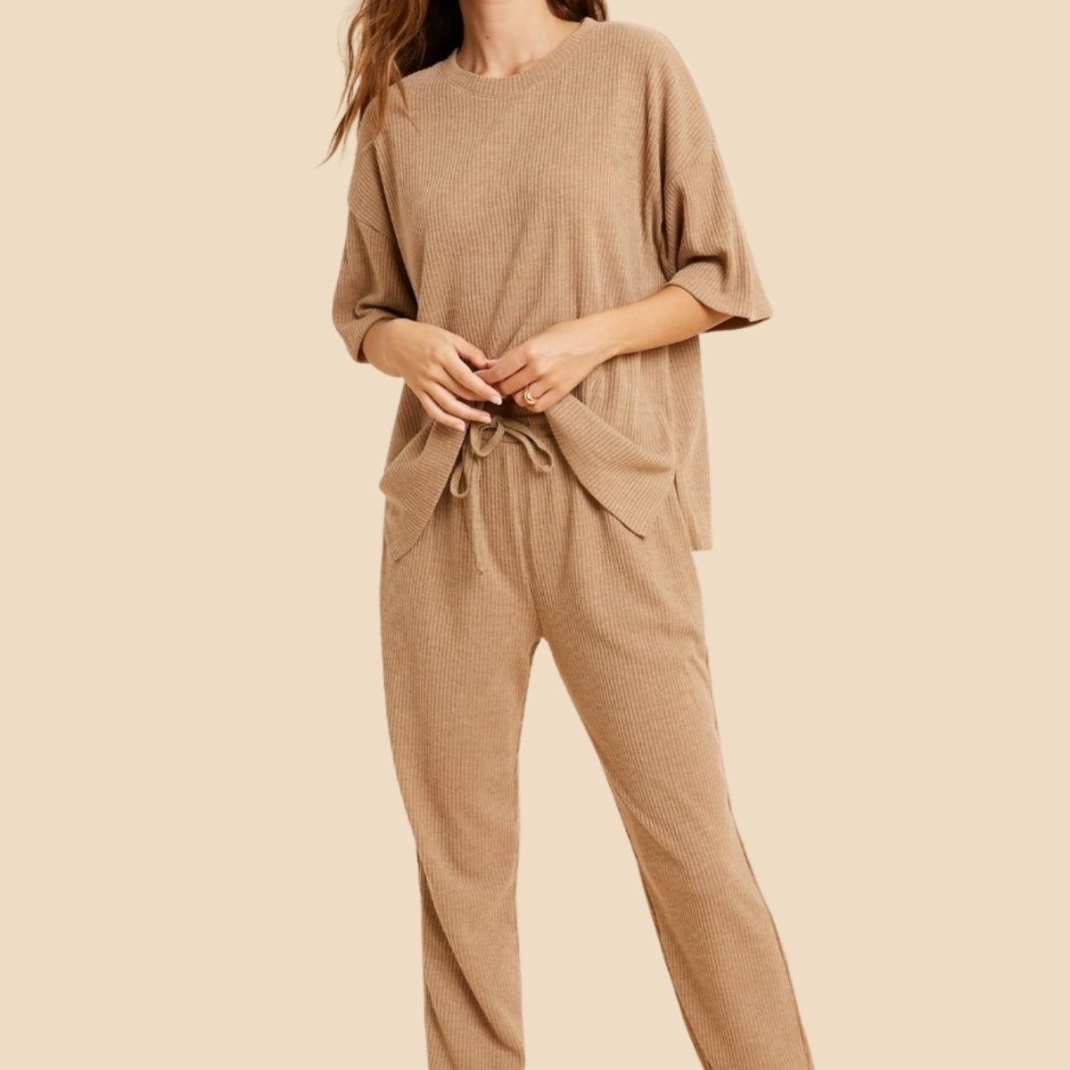 SET COMFY  FALL CAMEL SOPHIE CROWN