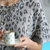 SET KNIT LEOPARDO SOPHIE CROWN