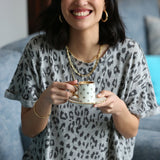 SET KNIT LEOPARDO SOPHIE CROWN