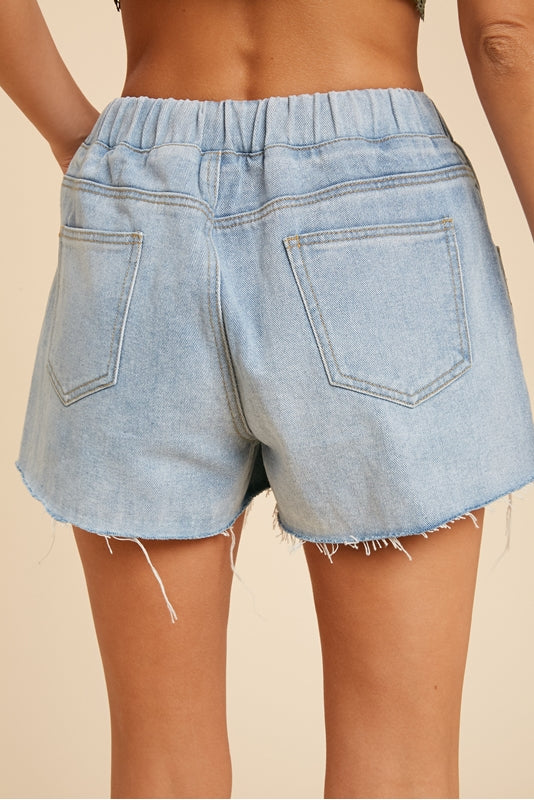 Short Denim Azul SOPHIE CROWN