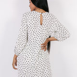 Vestido Emma Blanco Spots SOPHIE CROWN