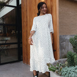 Vestido Emma Blanco Spots SOPHIE CROWN