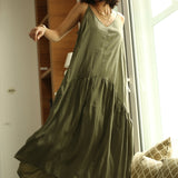 Vestido Holiday Olive SOPHIE CROWN