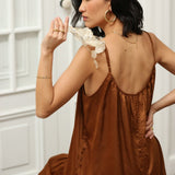 Vestido Holiday Tierra Ocre SOPHIE CROWN