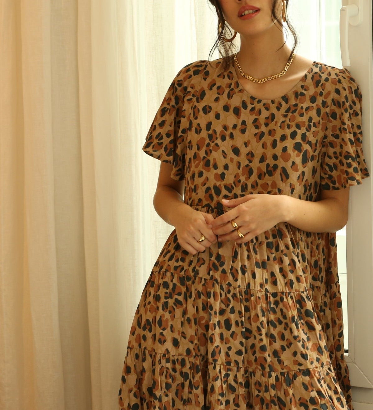 Vestido Leopardo SOPHIE CROWN