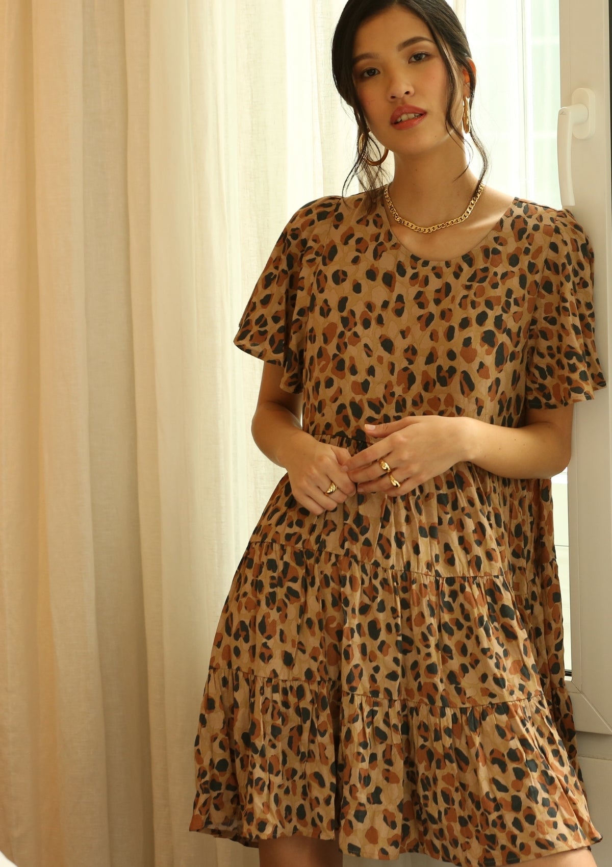 Vestido Leopardo SOPHIE CROWN