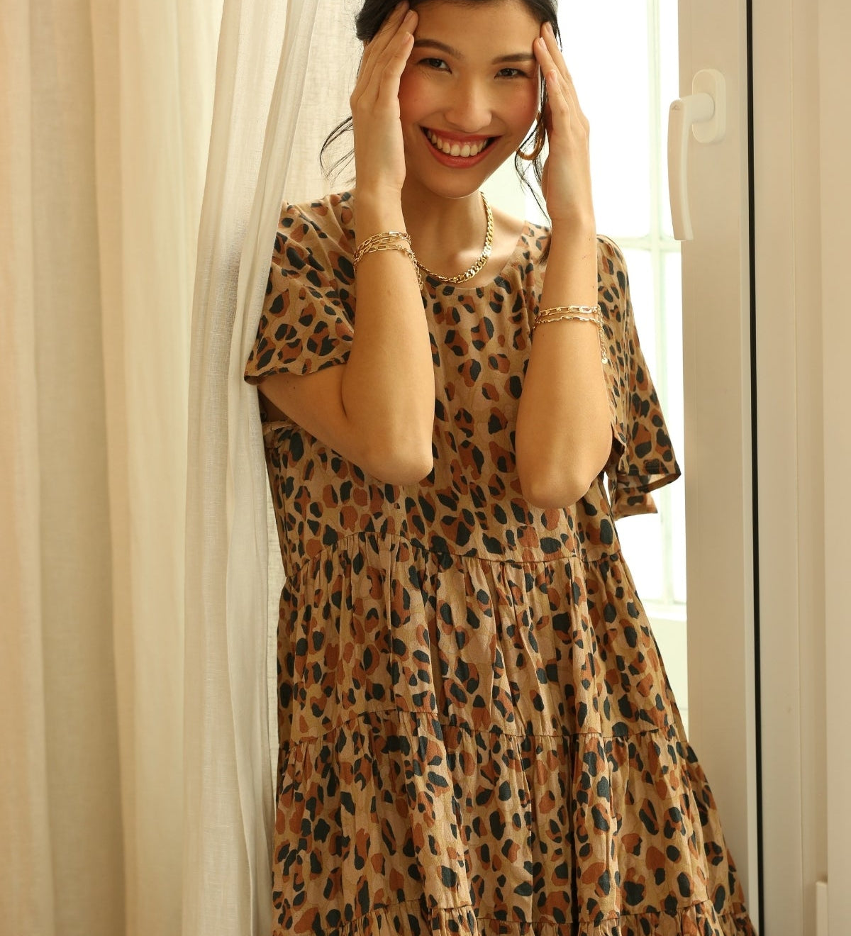 Vestido Leopardo SOPHIE CROWN