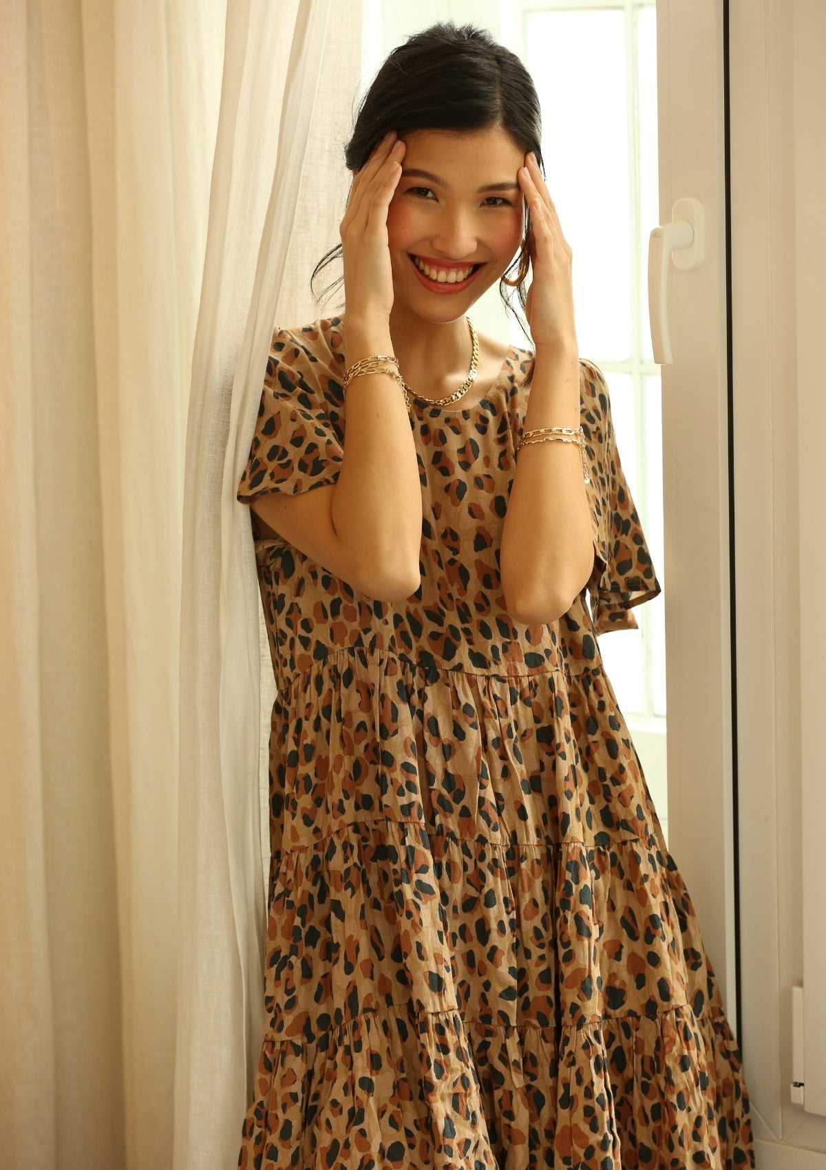 Vestido Leopardo SOPHIE CROWN